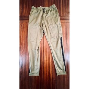 Nike Air Max Cargo Joggers Olive‎ Green Black Athleisure Pants Women's Large